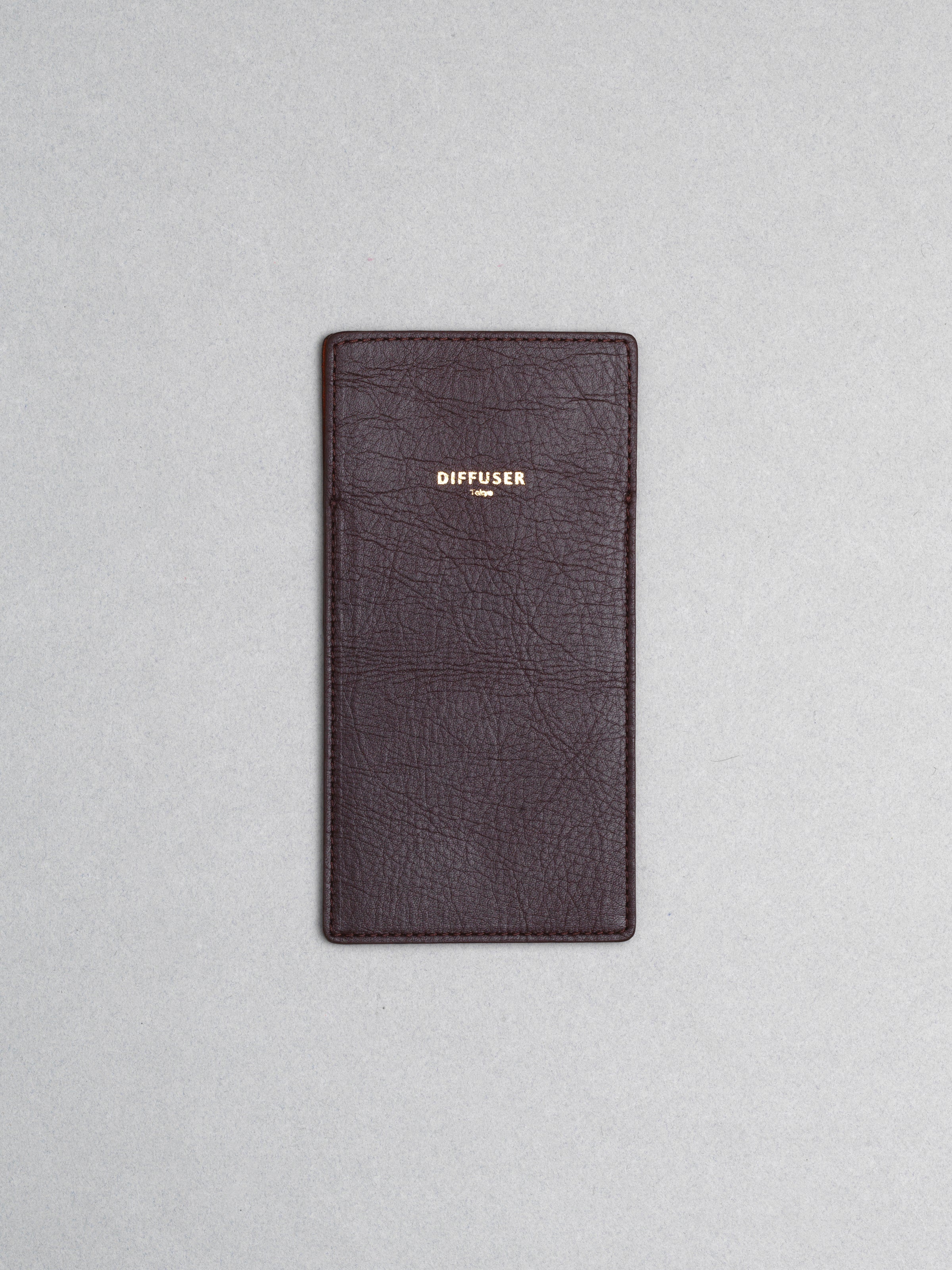 Diffuser Tokyo / Inner Pocket Eyewear Case / Dark Brown & Light