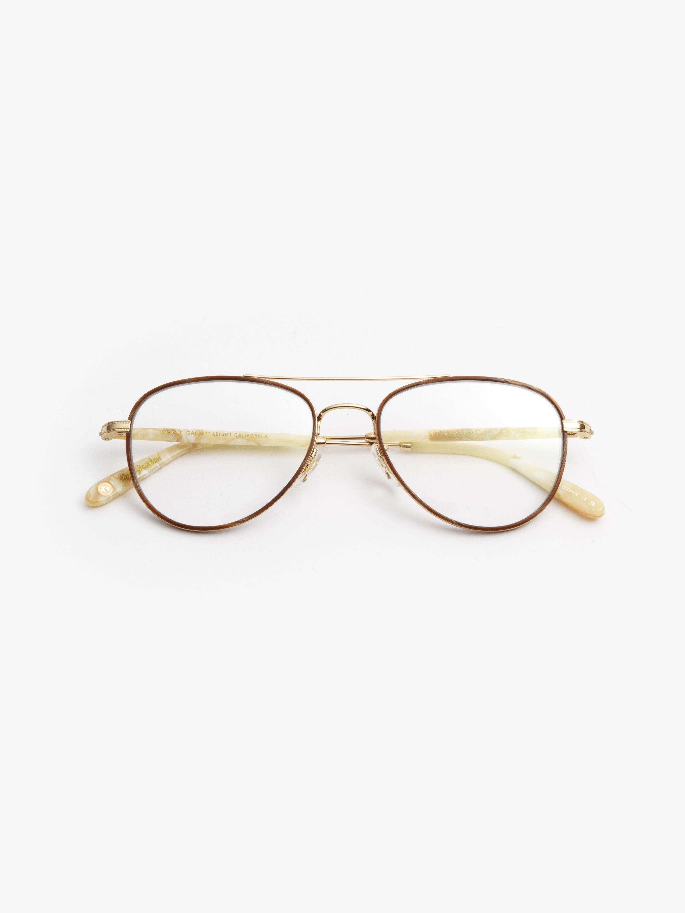 Garrett Leight LInnie Java Gold – I Visionari