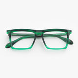 Theo / Alba / 007 Green Lined + Transparent Opal Green