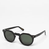 Lesca Lunetier / Picas / Black with Dark Green Lenses