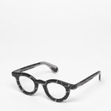 Theo / Sassi / 001 Astrakhan + Transparent Graphite Grey