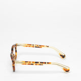 Theo / Sassi / 005 Brown Dalmatian + Transparent Pomelo