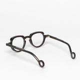 Theo / Andy / 001 Transparent Graphite Grey + Black Lattice