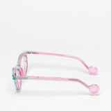Theo / Pablo / 011 Transparent Neon Green + Transparent Shocking Pink