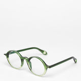 Theo / Sunrise / 011 Transparent Chromiumoxide Green + Transparent Wine Bottle Green