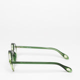 Theo / Sunrise / 011 Transparent Chromiumoxide Green + Transparent Wine Bottle Green