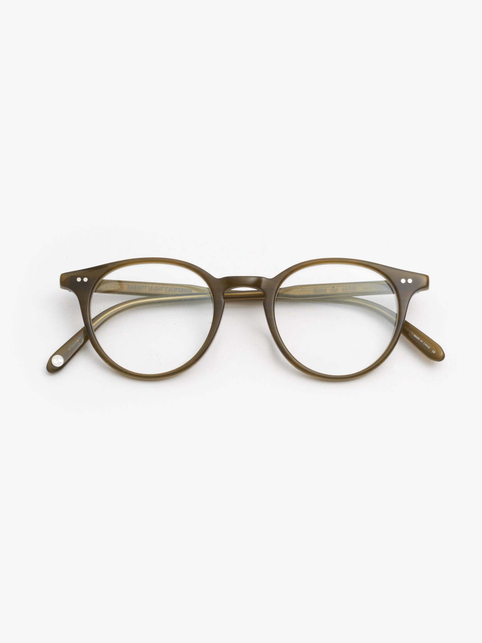 Garrett Leight Clune Olive I Visionari