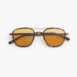 Mr. Leight / Price S / Matte Leopard Tortoise Antique Gold