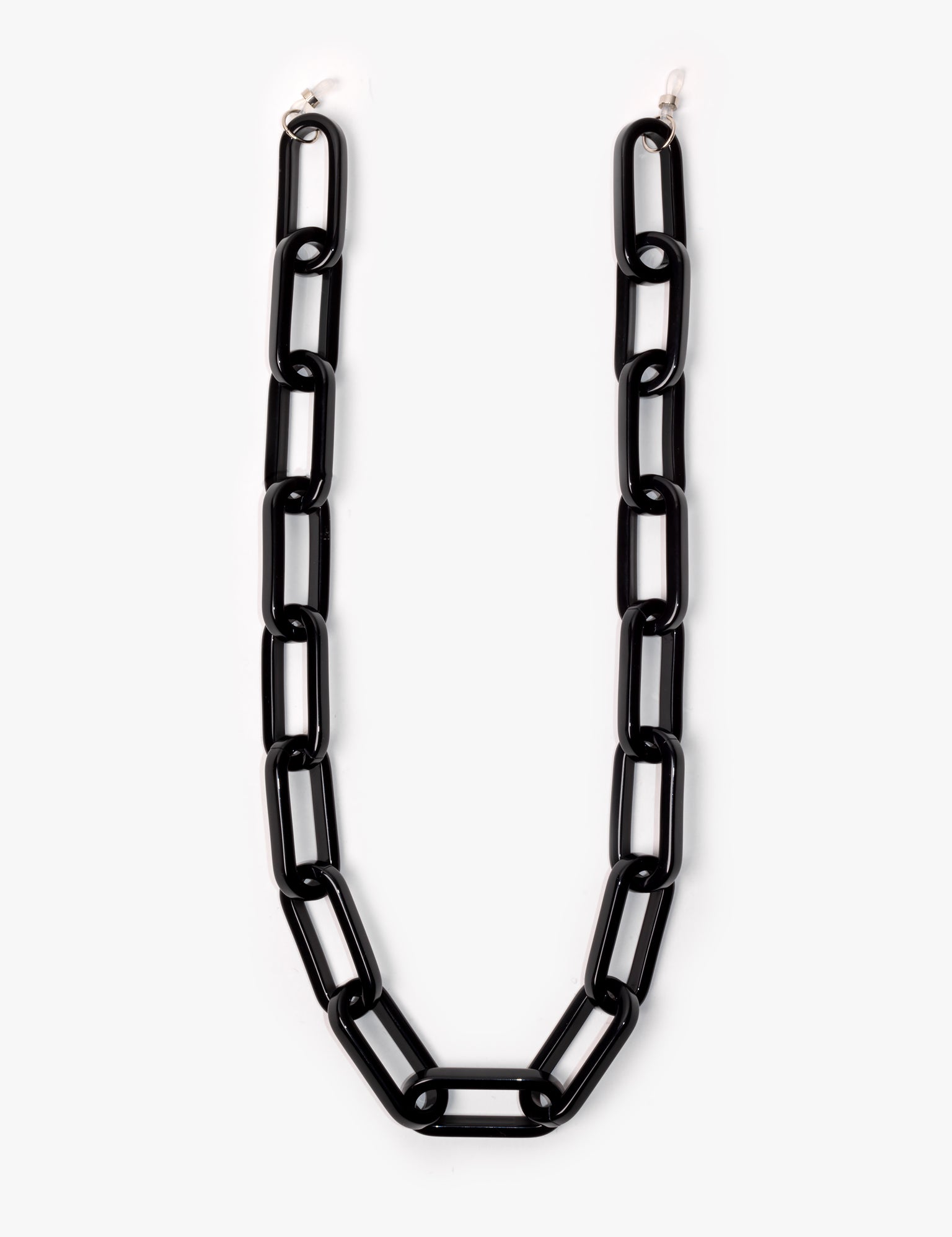 I Visionari / Oversize Resin Glasses Chain / Black - I Visionari