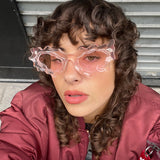 Florentina Leitner / Spike Sunglasses / Baby Pink