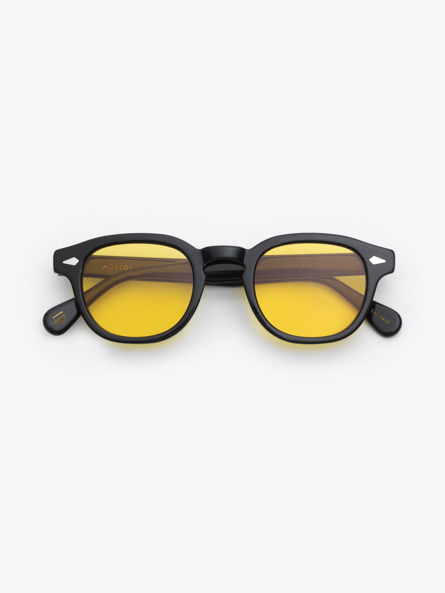 Moscot / Lemtosh / Black With Mellow Yellow - I Visionari