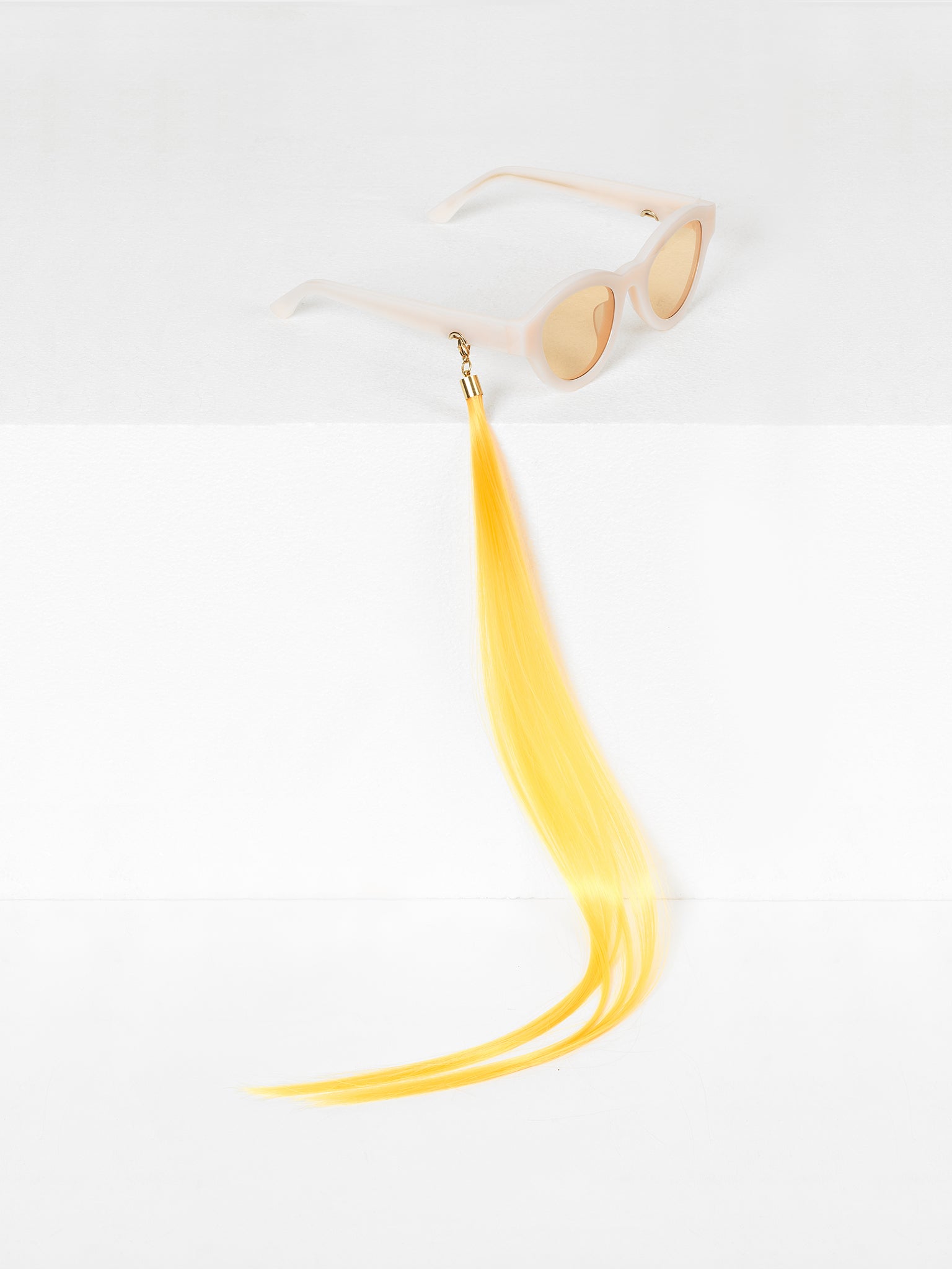 Huma / Earring Straight Hair / Yellow - I Visionari