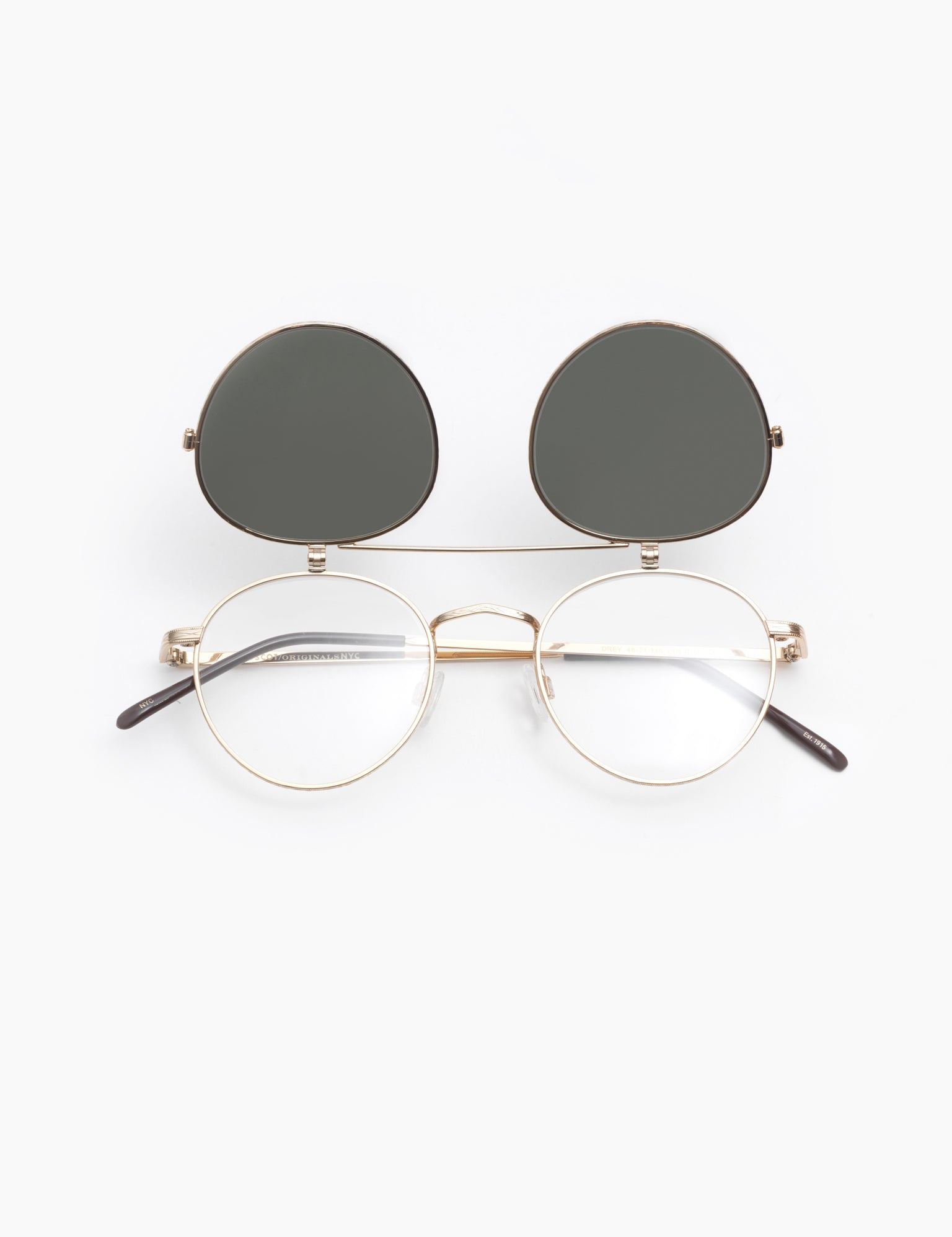 Moscot / Drey Clip Flip / Gold - I Visionari