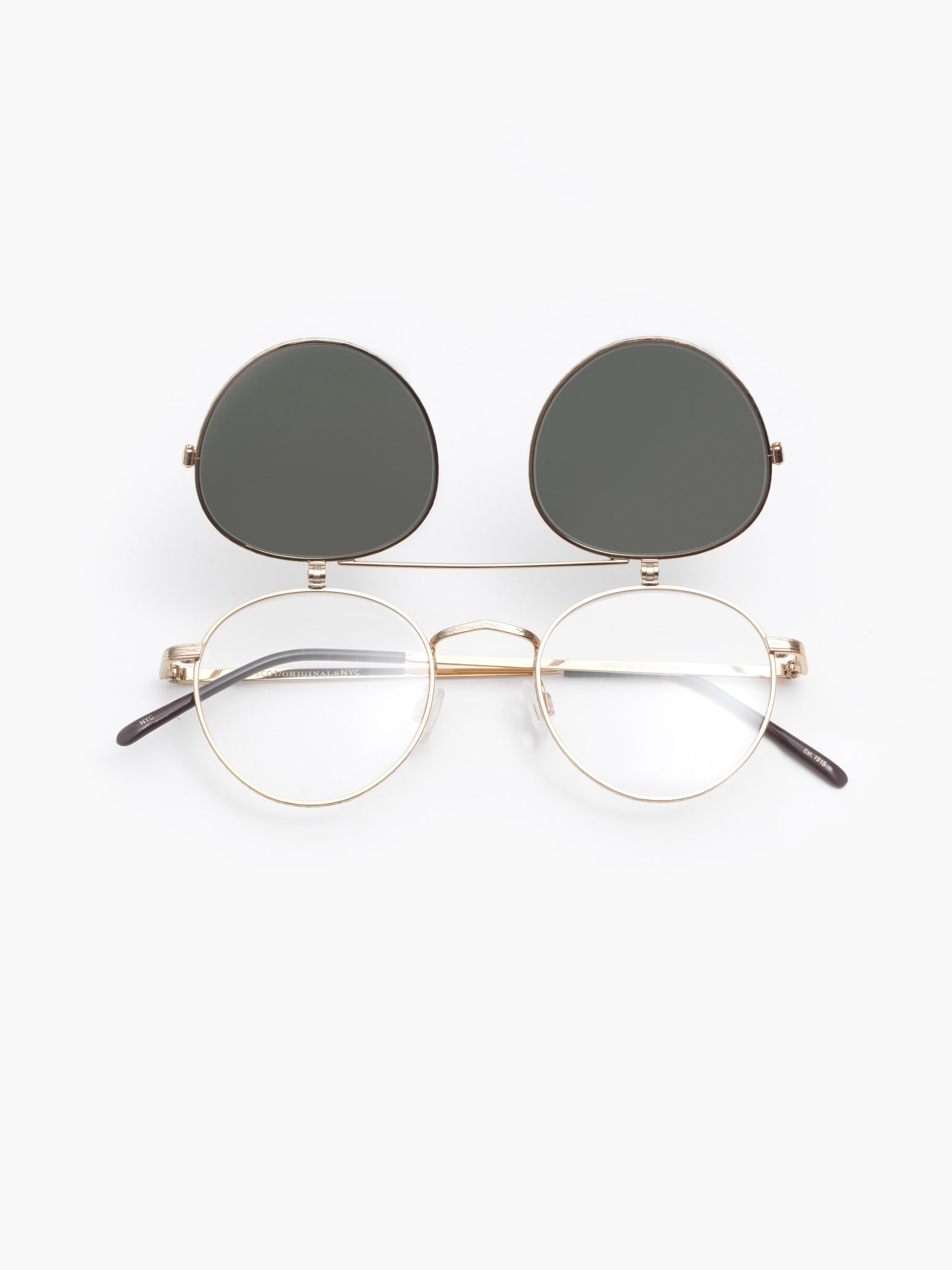 Moscot / Drey Clip Flip / Gold - I Visionari