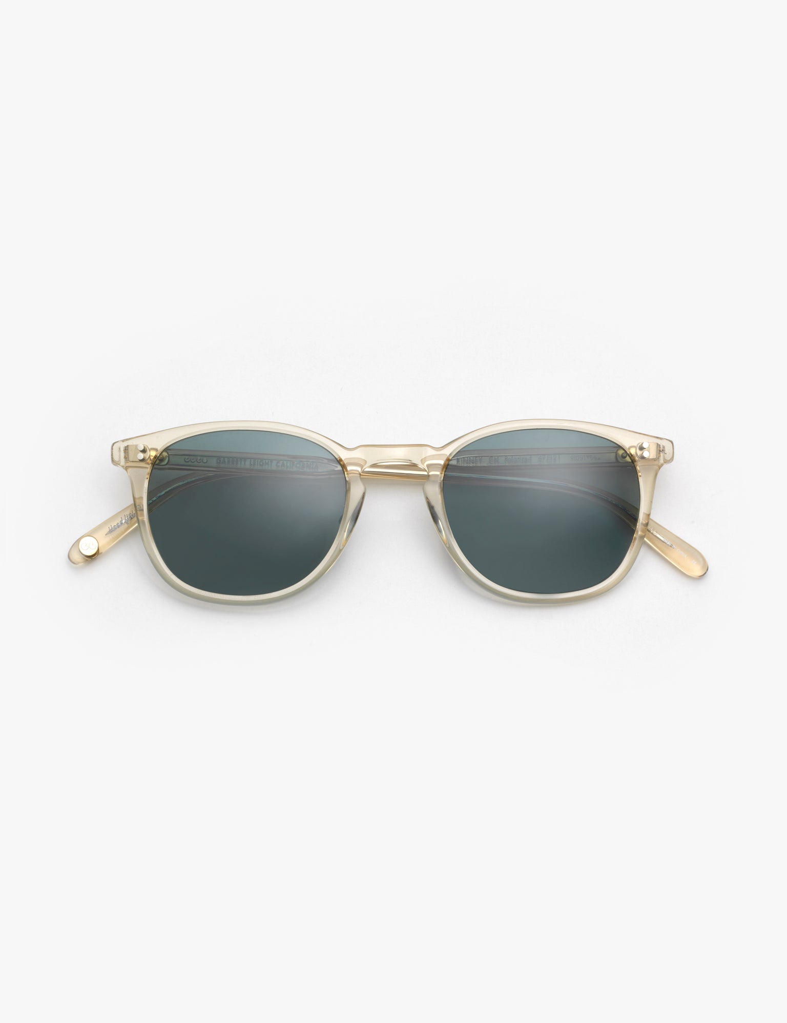 Garrett Leight / Kinney / Champagne With Blue Smoke Polar - I Visionari