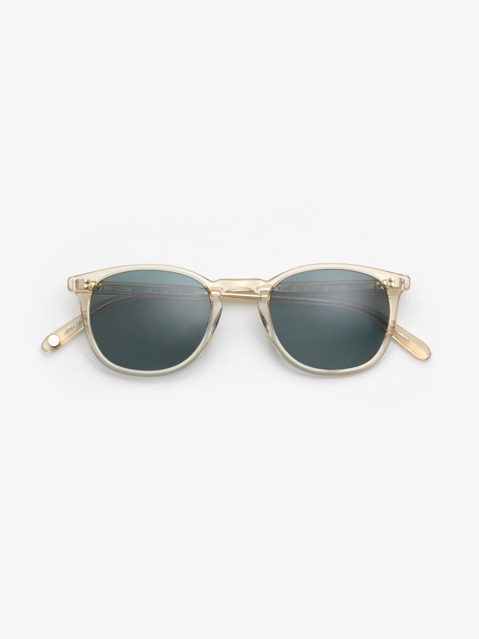 Garrett Leight / Kinney / Champagne With Blue Smoke Polar - I Visionari