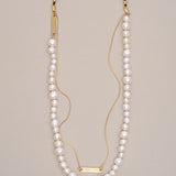 Frame Chain / Pearly Princess / Yellow Gold