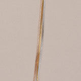 Frame Chain / Tricolour / White, Rose and Yellow Gold