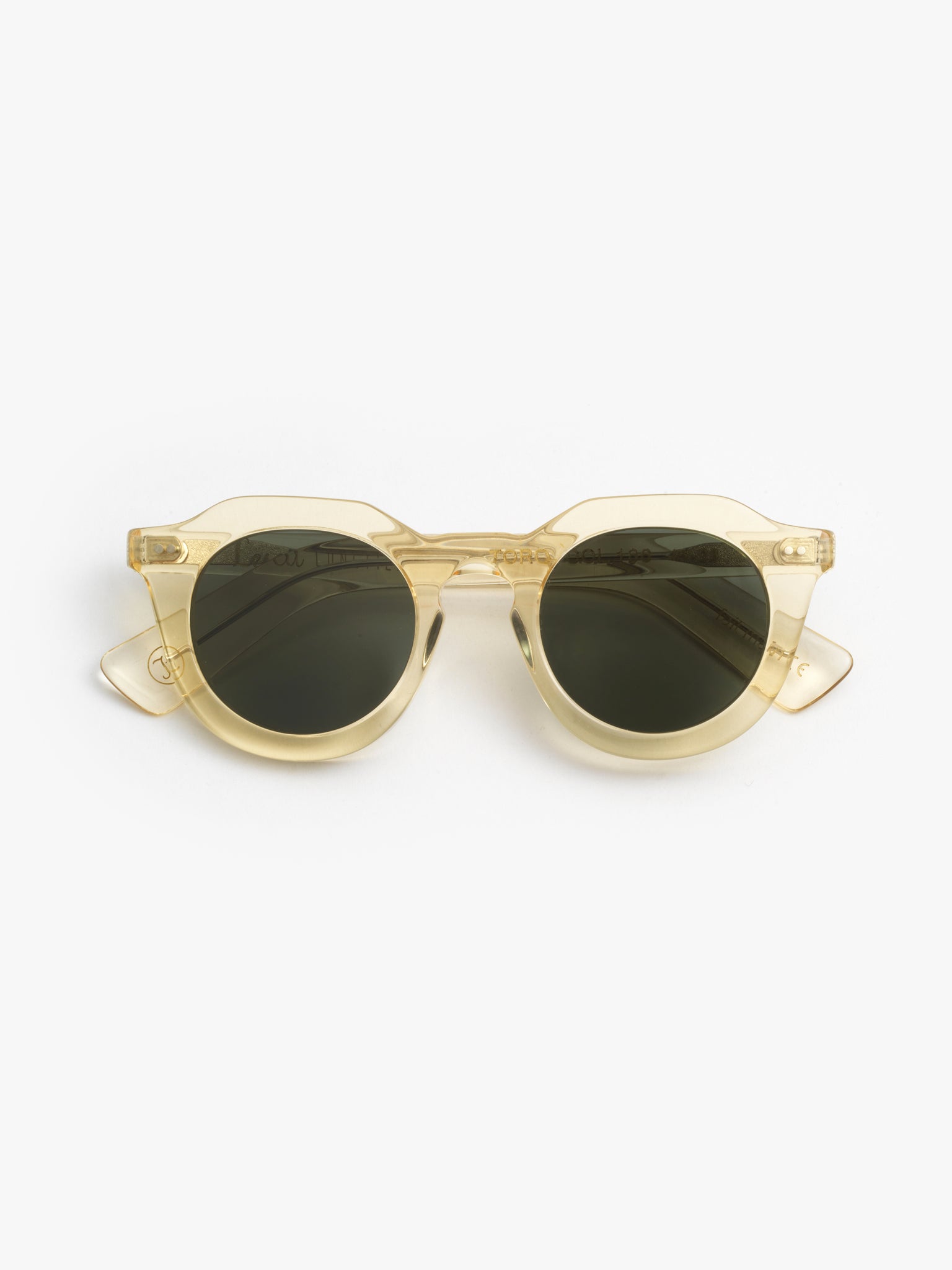 Lesca Lunetier / Toro / Champagne + Flat Polarized Mineral Lenses