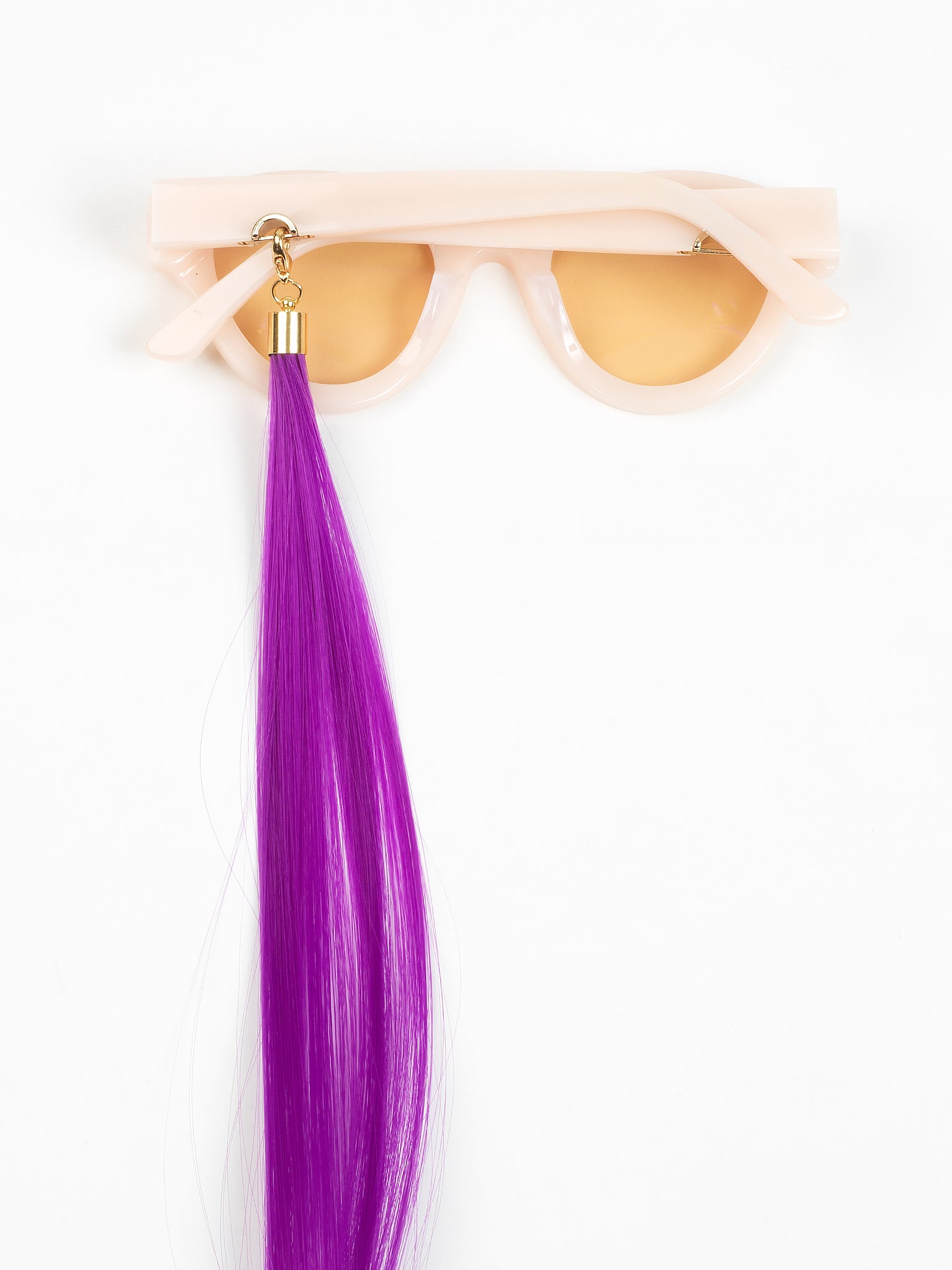 Huma / Earring Straight Hair / Purple - I Visionari