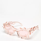 Florentina Leitner / Spike Sunglasses / Baby Pink