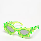 Florentina Leitner / Spike Sunglasses / Neon Green