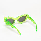 Florentina Leitner / Spike Sunglasses / Neon Green