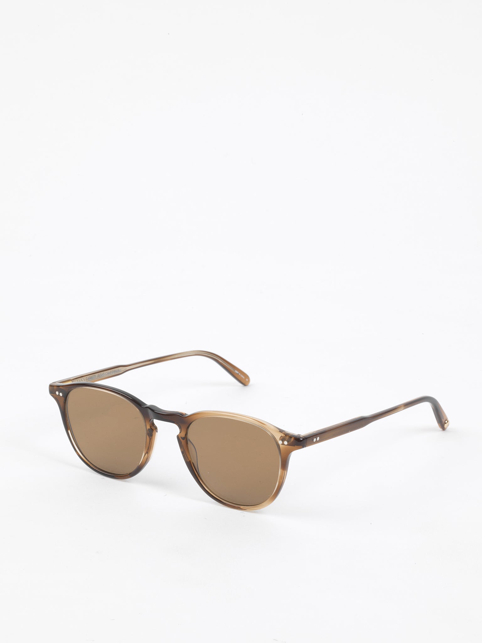 Garrett Leight / Hampton / Khaki Tortoise With Semi Flat Pure Coffee - I Visionari