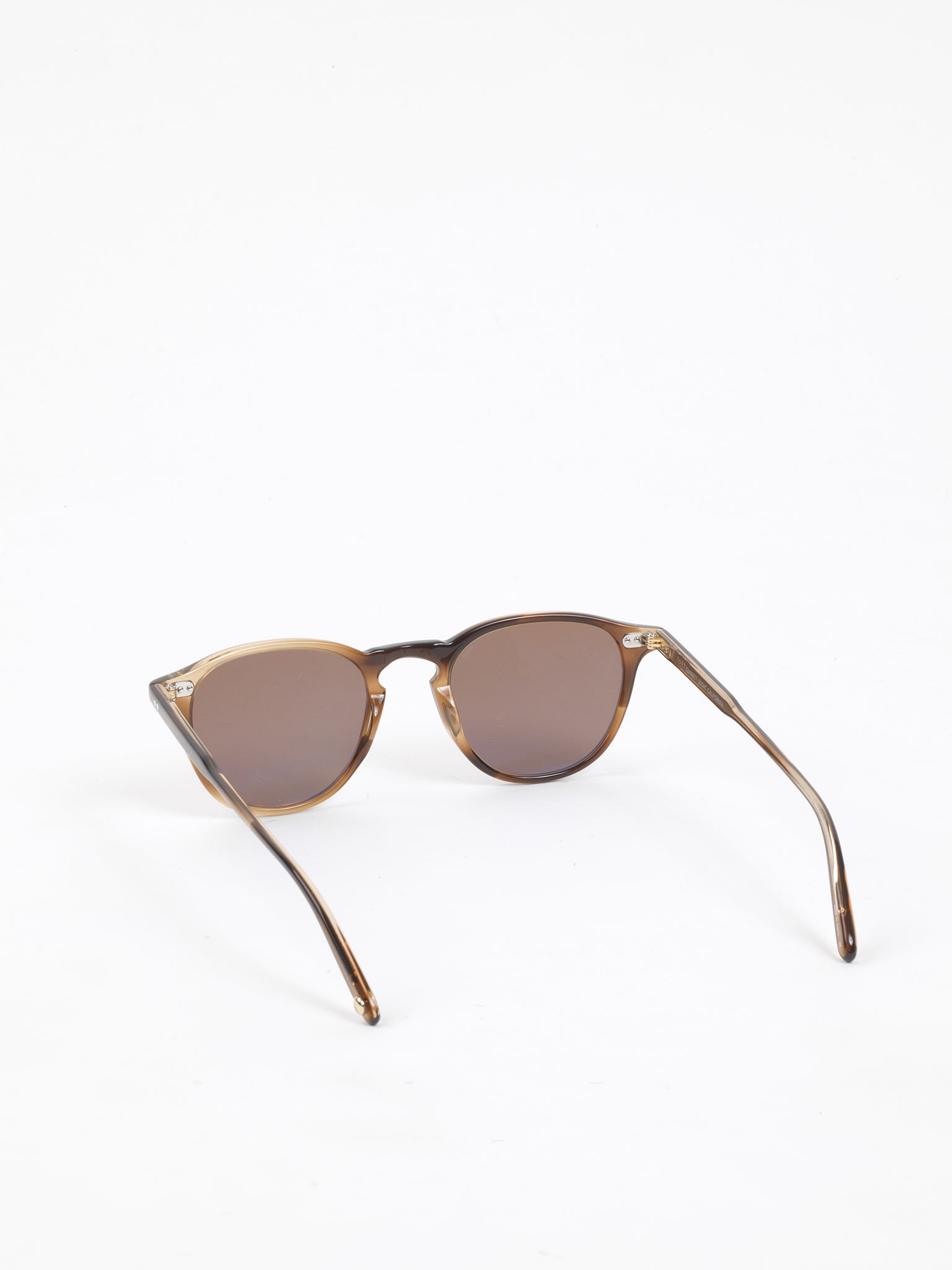 Garrett Leight / Hampton / Khaki Tortoise With Semi Flat Pure Coffee - I Visionari