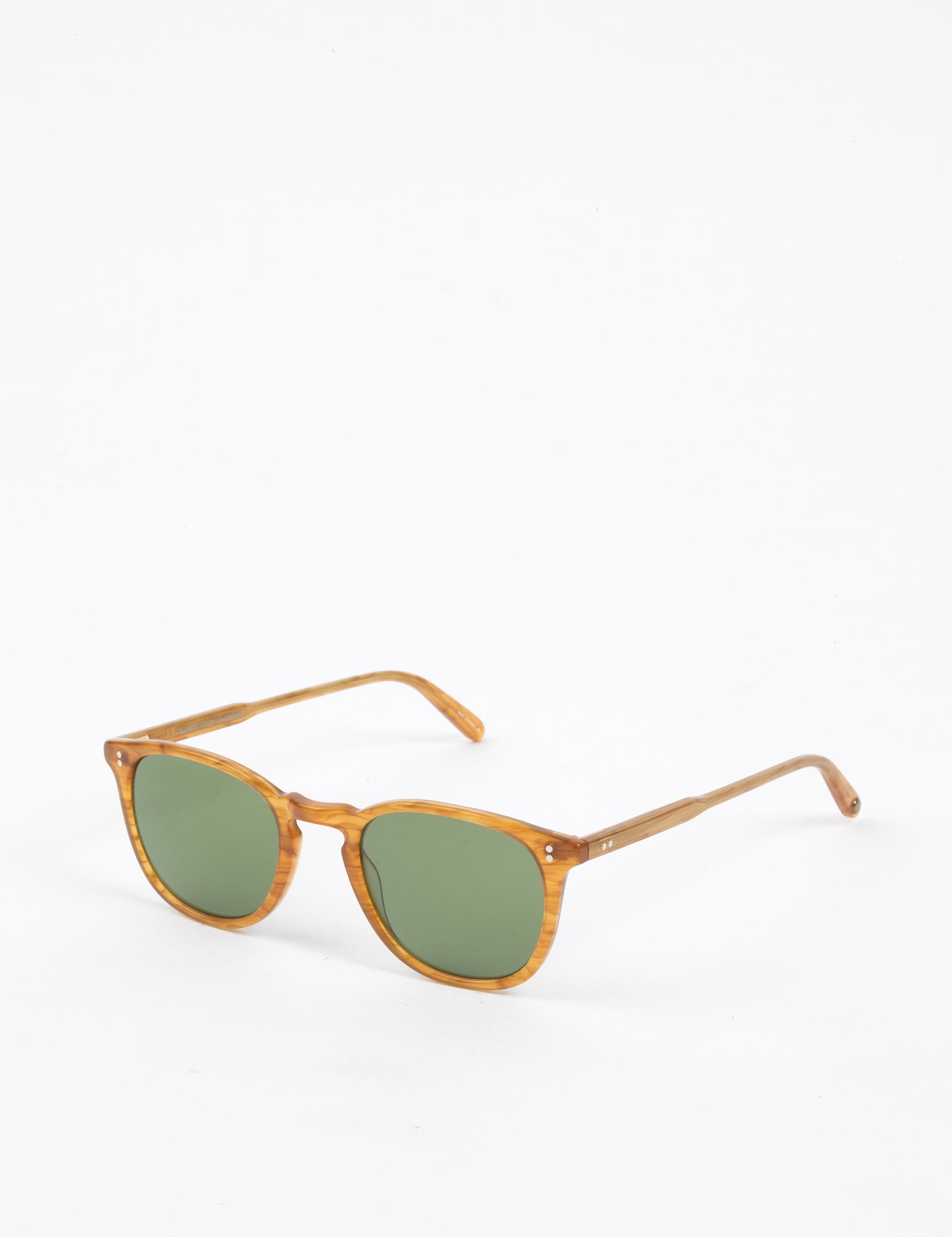 Garrett Leight / Kinney / Butterscotch With Pure Green Glass - I Visionari