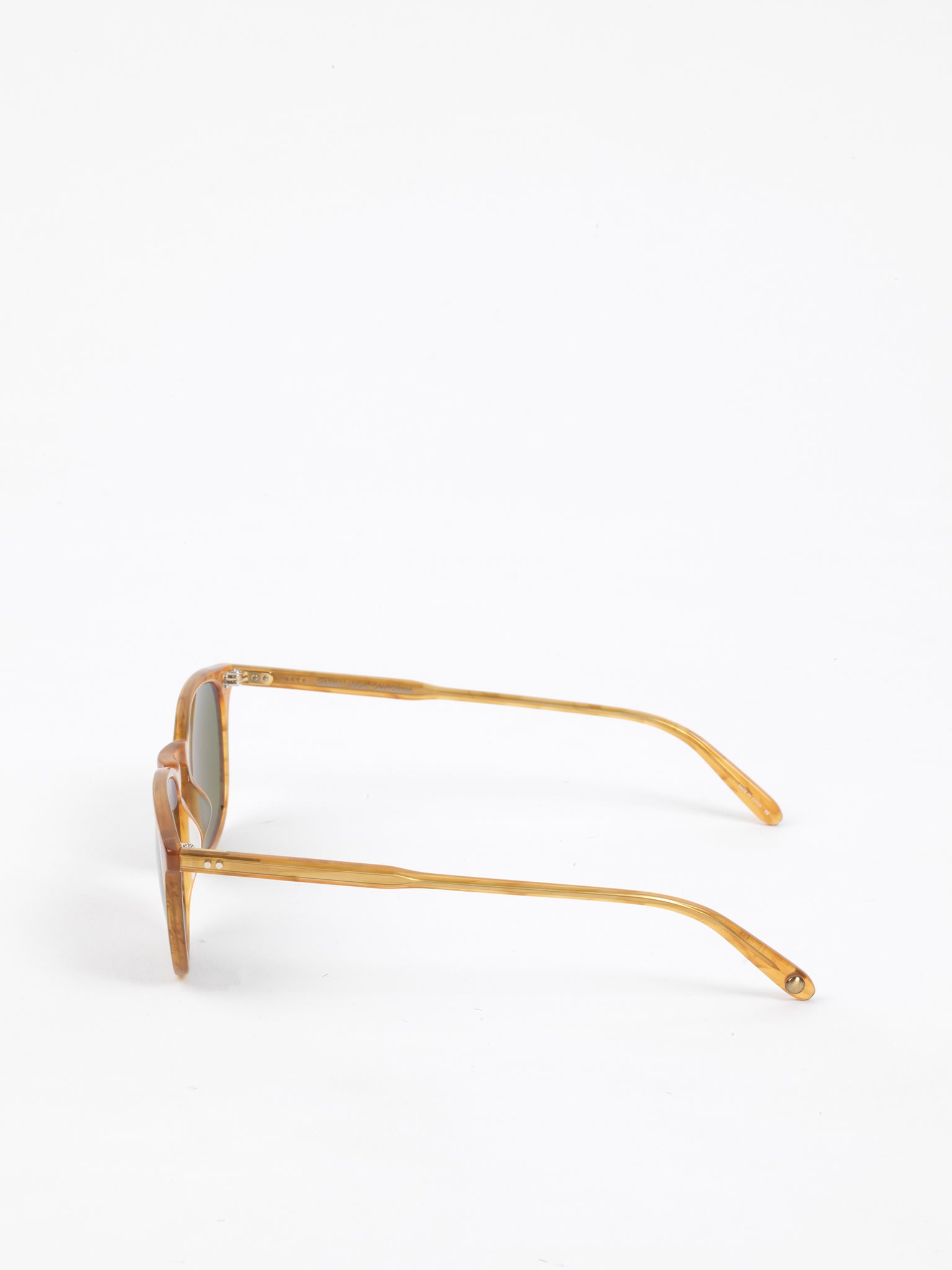 Garrett Leight / Kinney / Butterscotch With Pure Green Glass - I Visionari