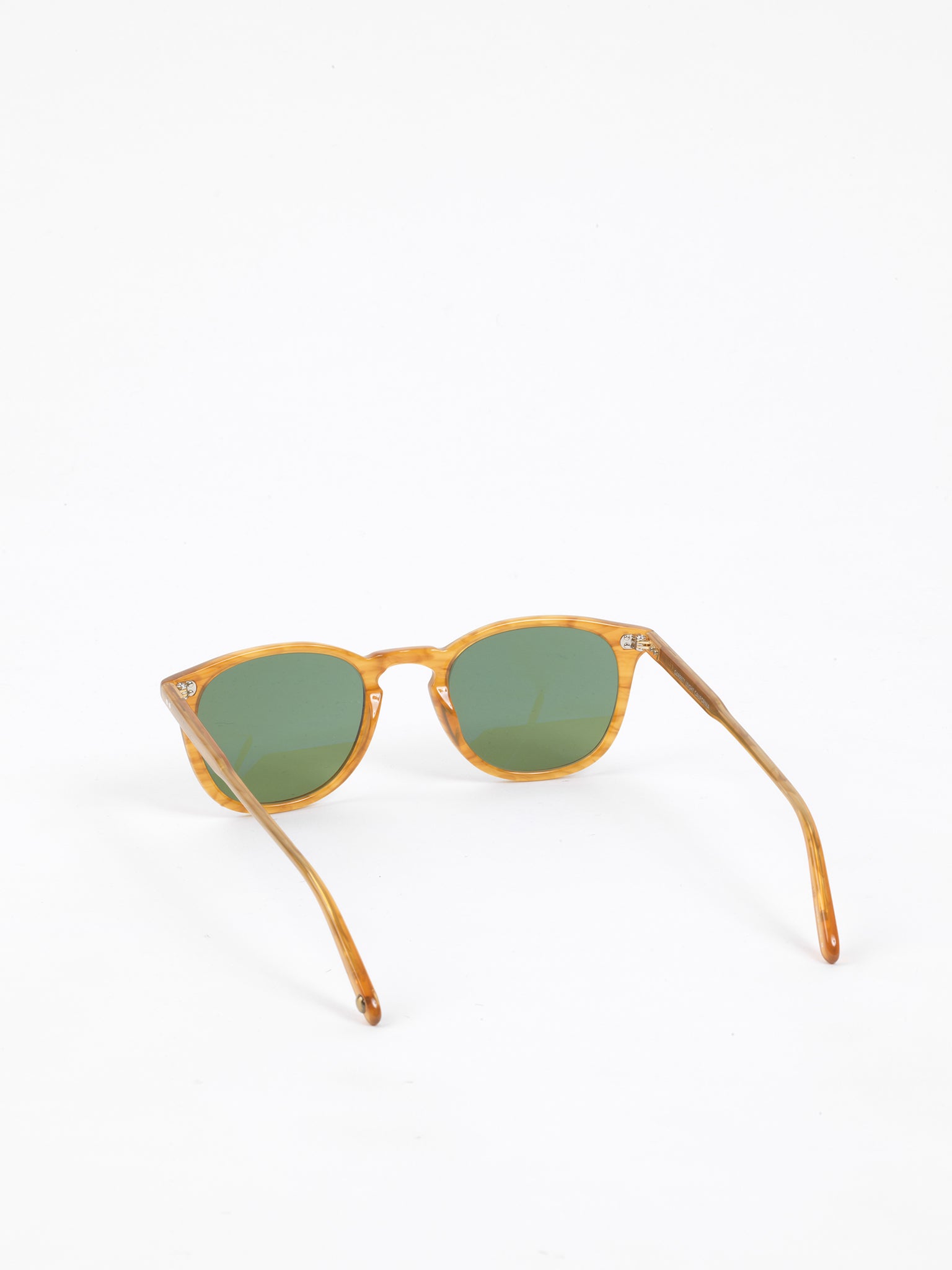 Garrett Leight / Kinney / Butterscotch With Pure Green Glass - I Visionari