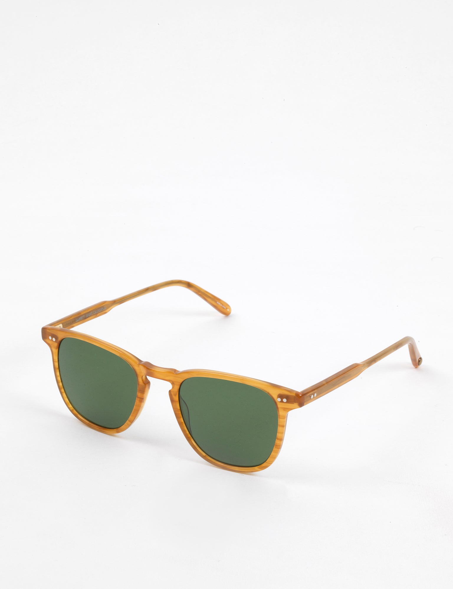 Garrett Leight / Brooks / Butterscotch With Green Polarized Glass - I Visionari