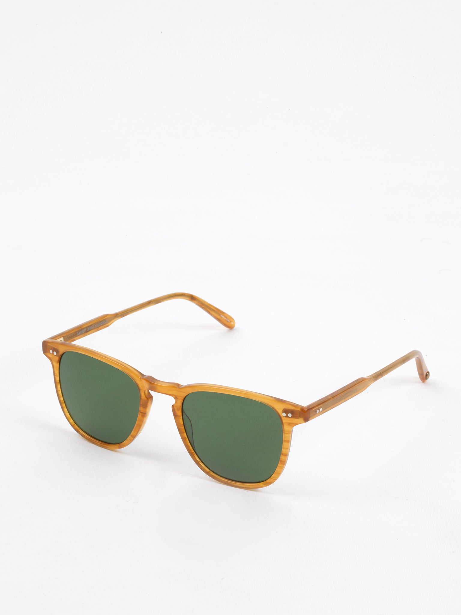 Garrett Leight / Brooks / Butterscotch With Green Polarized Glass - I Visionari