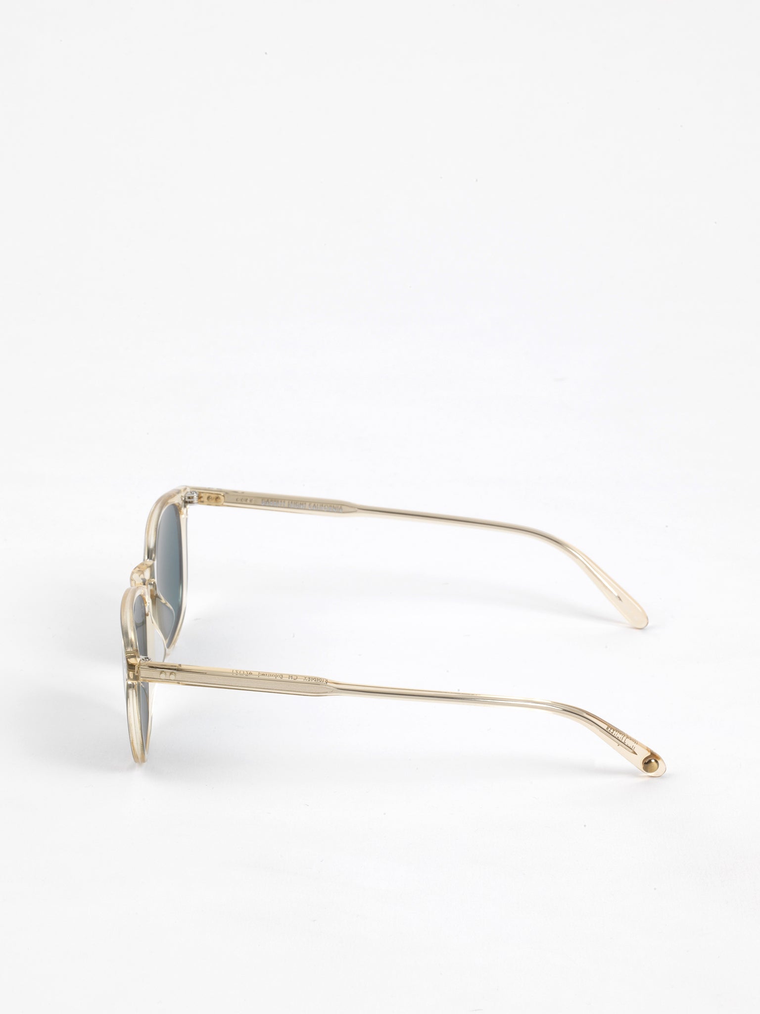 Garrett Leight / Kinney / Champagne With Blue Smoke Polar - I Visionari