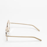 Matthew Williamson x Linda Farrow / Petunia / Light Gold Taupe