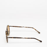 Mr. Leight / Price S / Matte Leopard Tortoise Antique Gold