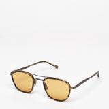 Mr. Leight / Price S / Matte Leopard Tortoise Antique Gold