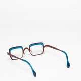 Theo / Graffi / 763 Red and Transparent Blue Petrol