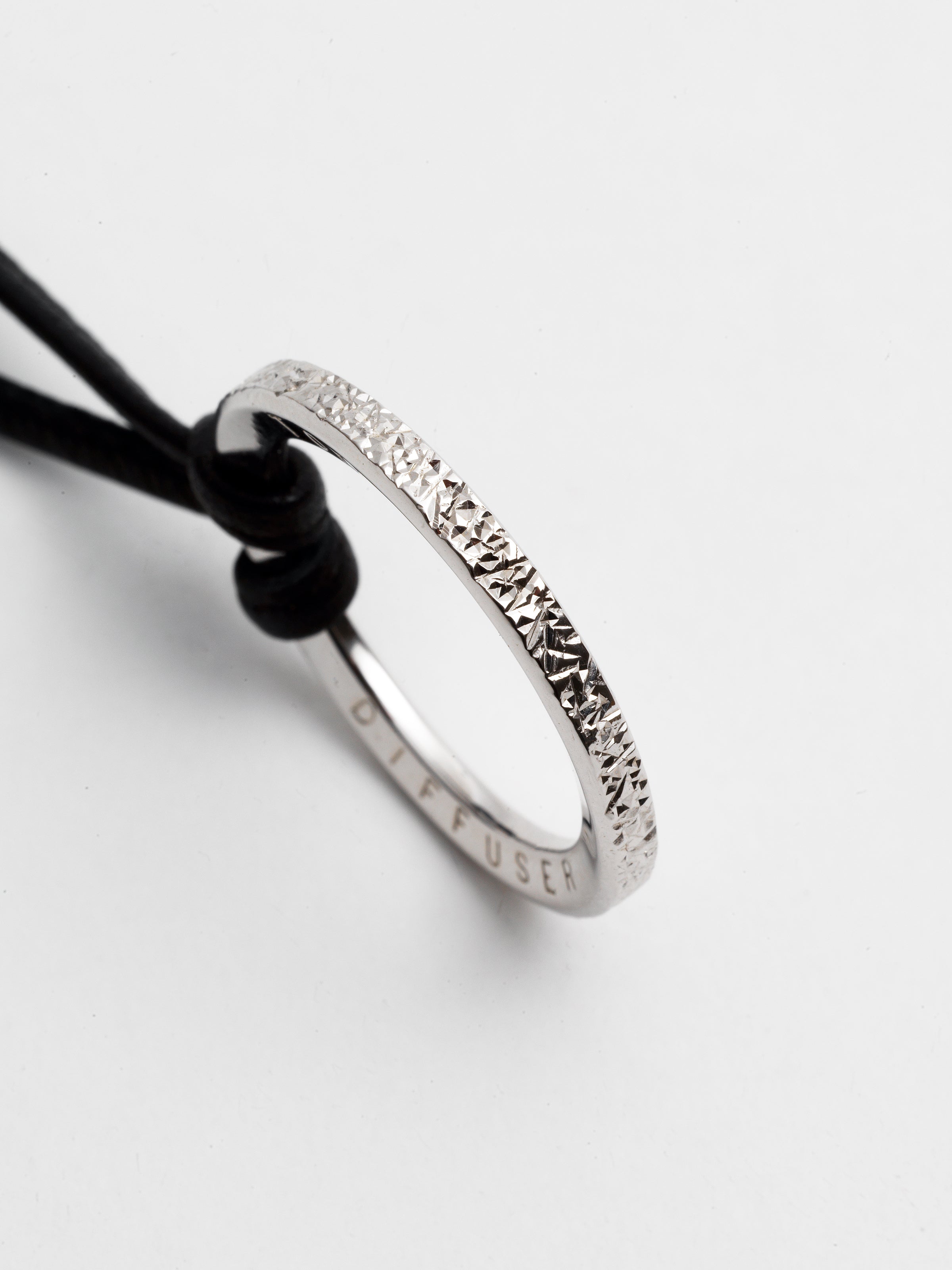 Diffuser Tokyo / Silver Engrave Glass Holder / Race Black Silver by Tokyo Diffuser, Accessories - - Independent curated luxury eyewear available at I Visionari