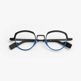 Theo / Sleep / 365 Black Matte + Electric Blue