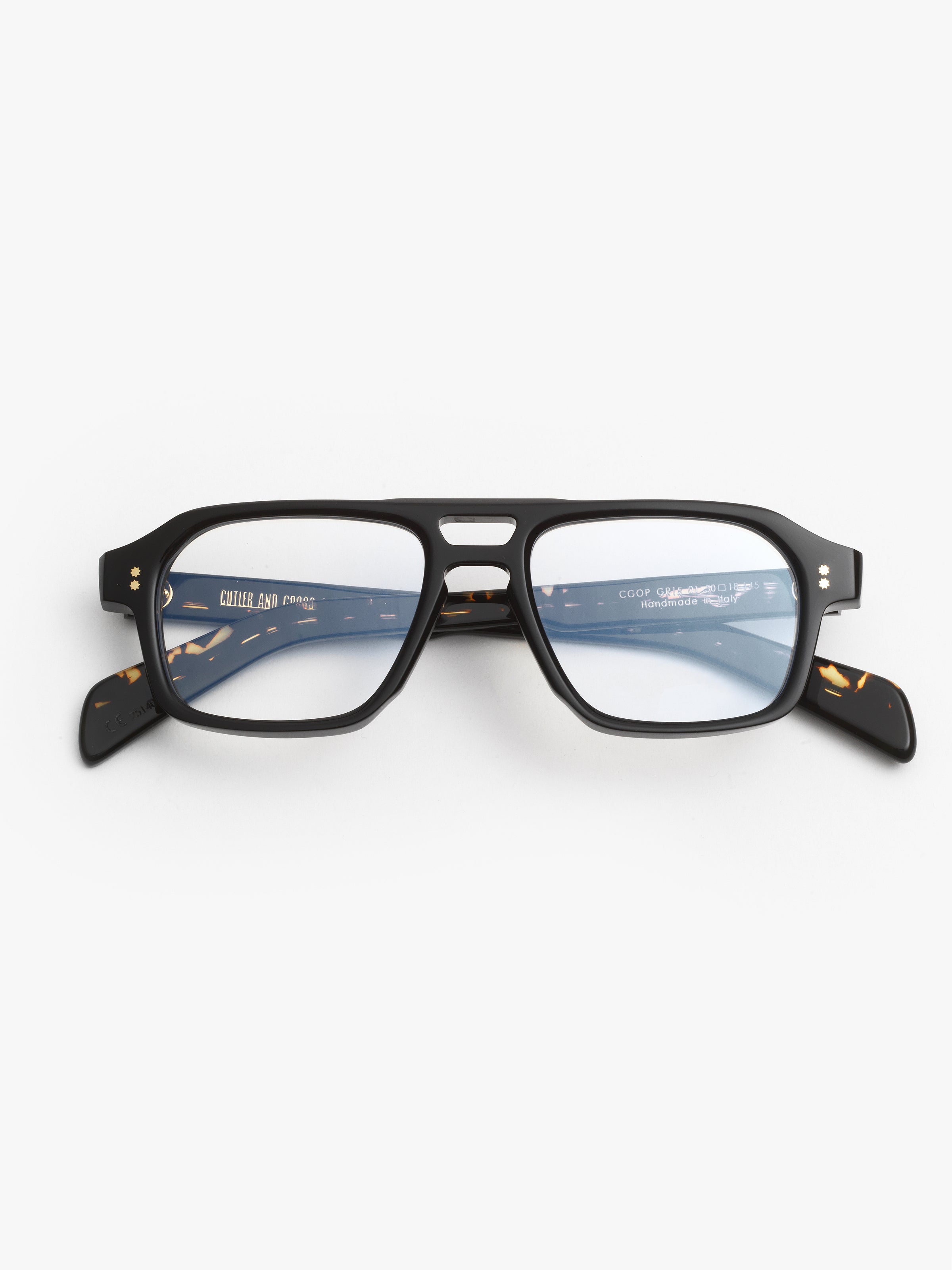 Cutler and Gross / GR15 / Black by Cutler and Gross, Eyeglasses - - Independent curated luxury eyewear available at I Visionari