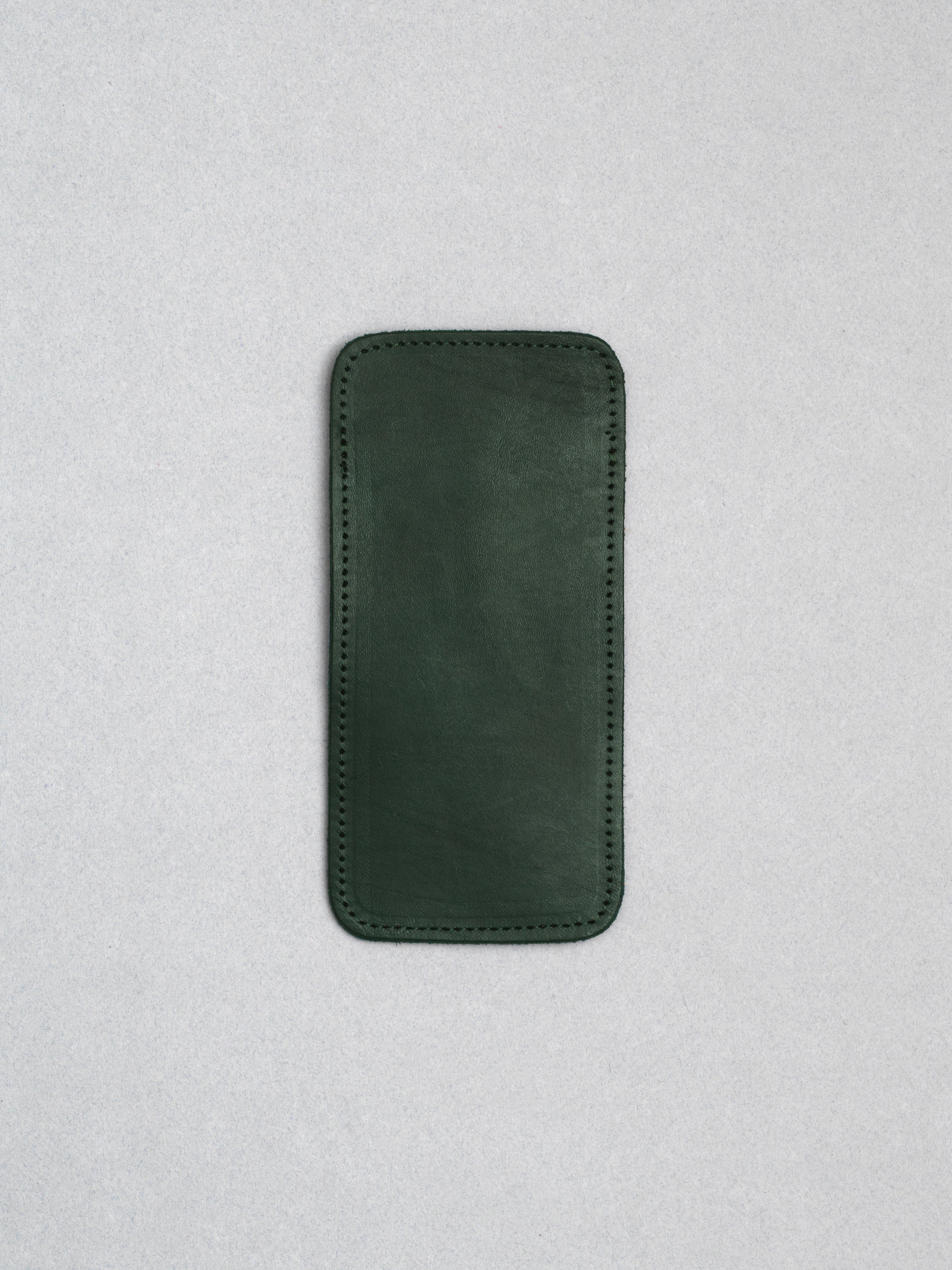 I Visionari / Handcrafted Genuine Leather Glasses Case / Dark Green by I Visionari, Accessories - - Independent curated luxury eyewear available at I Visionari