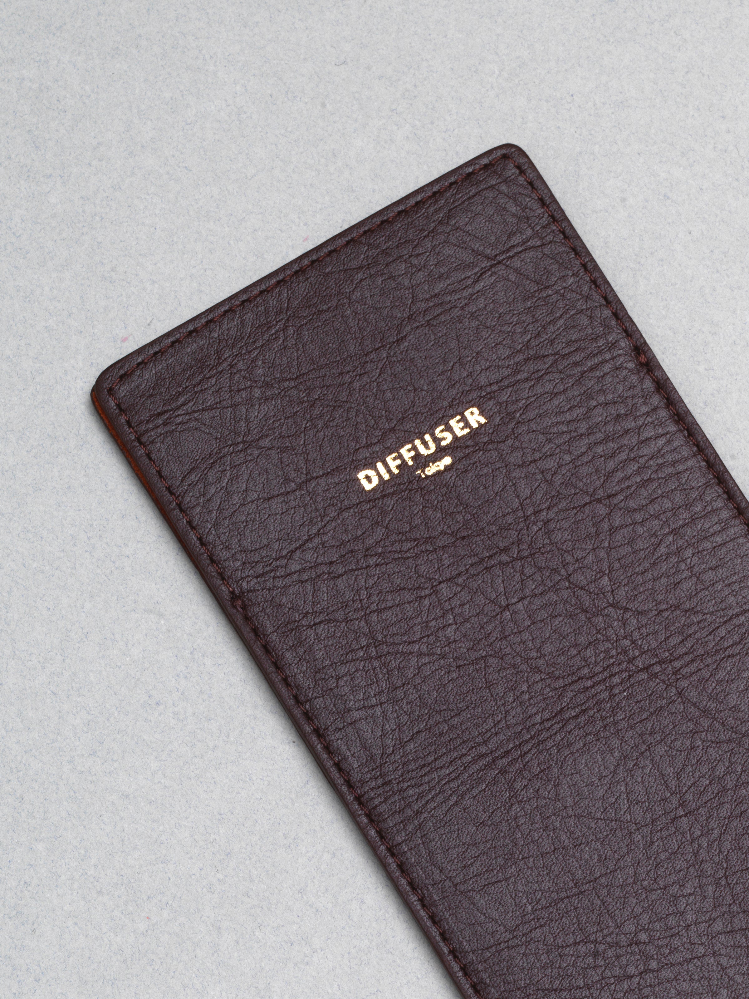 Diffuser Tokyo / Inner Pocket Eyewear Case / Dark Brown & Light