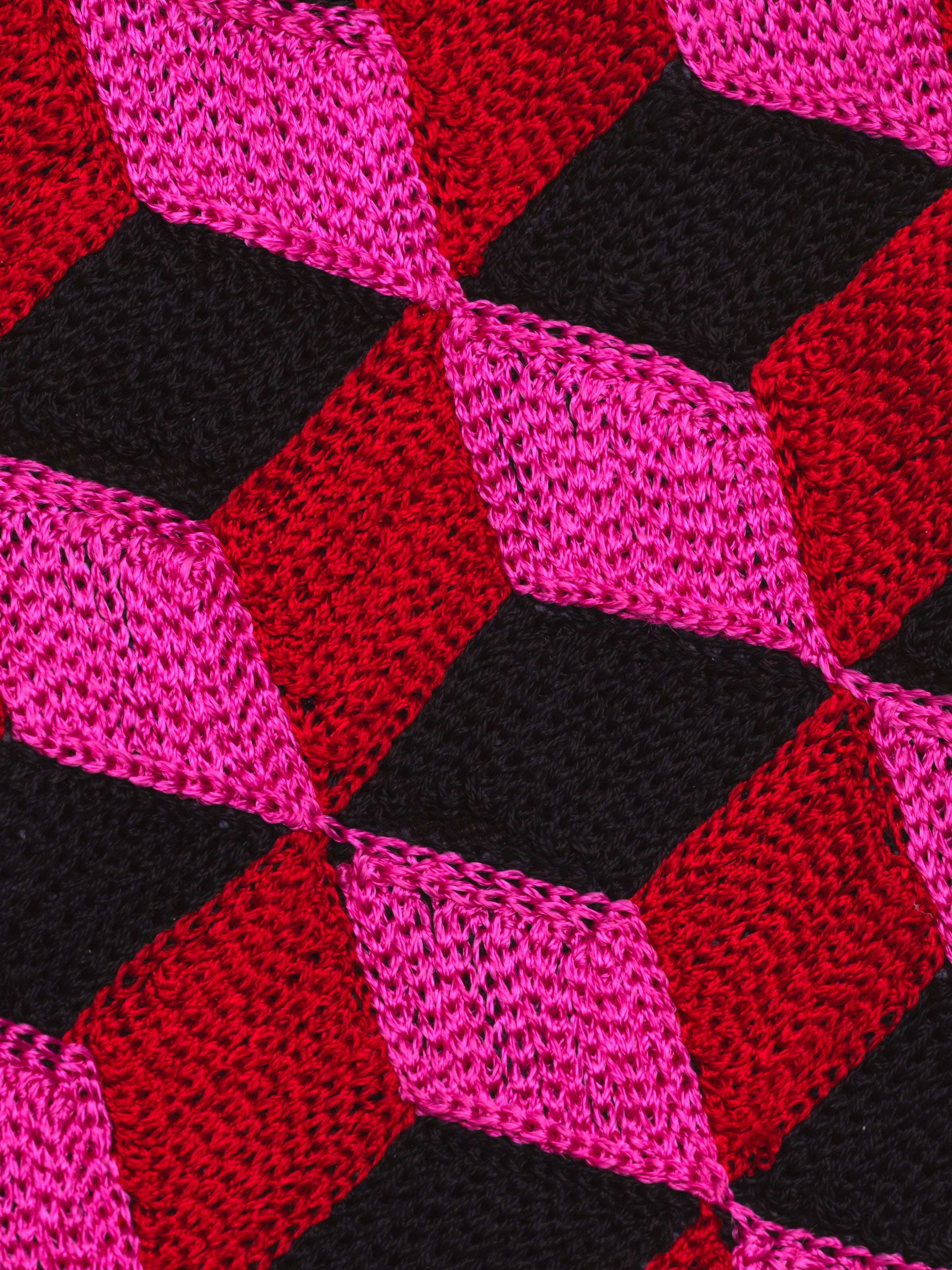 Céleste Mogador / Hand-Embroidered N3 Pink Pouch (L) by Céleste Mogador, Accessories - - Independent curated luxury eyewear available at I Visionari