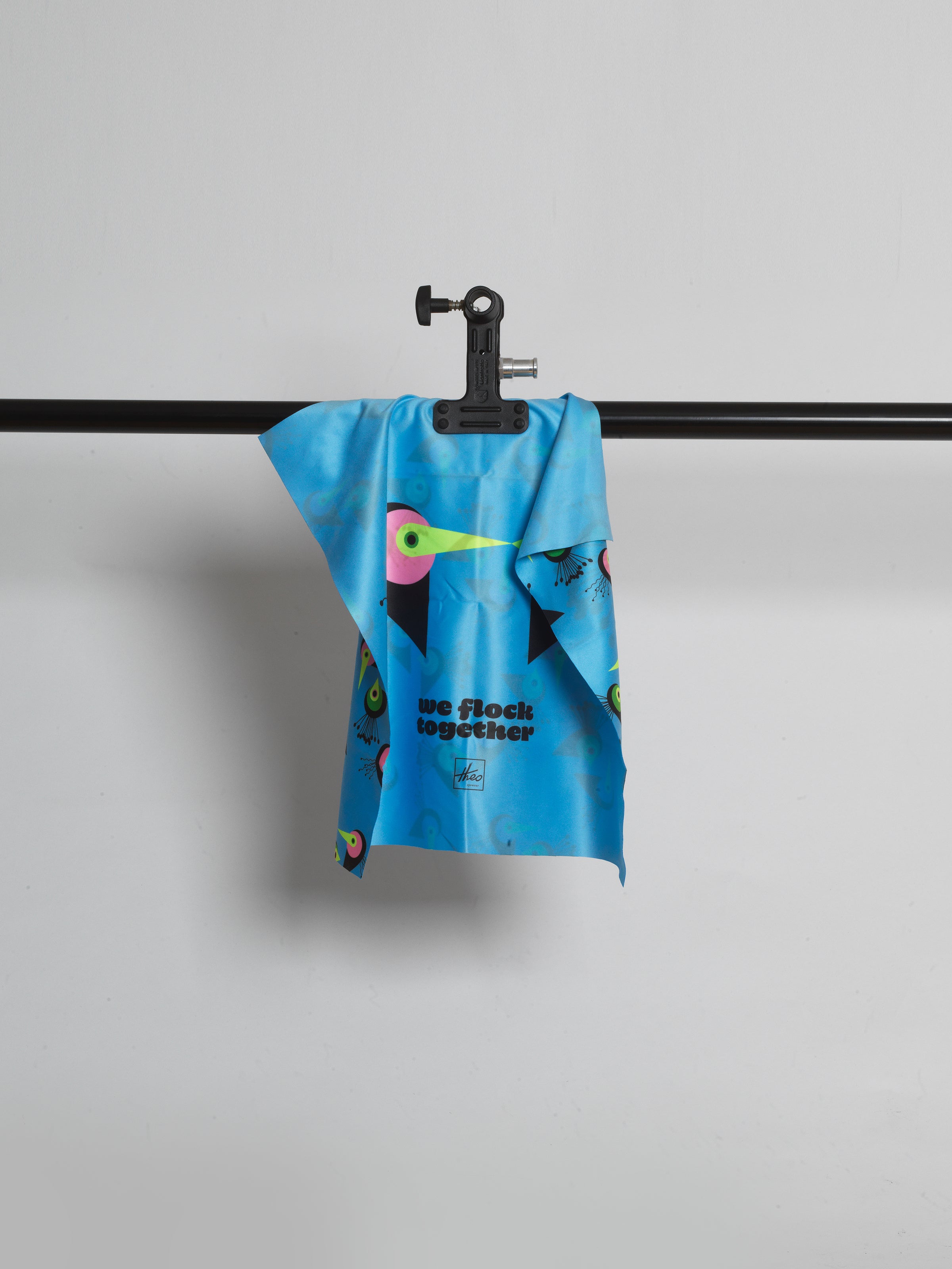 THEO / We Flock Together Collector's Cleaning Cloth / Small Birds of Paradise by Theo, Accessories - - Independent curated luxury eyewear available at I Visionari