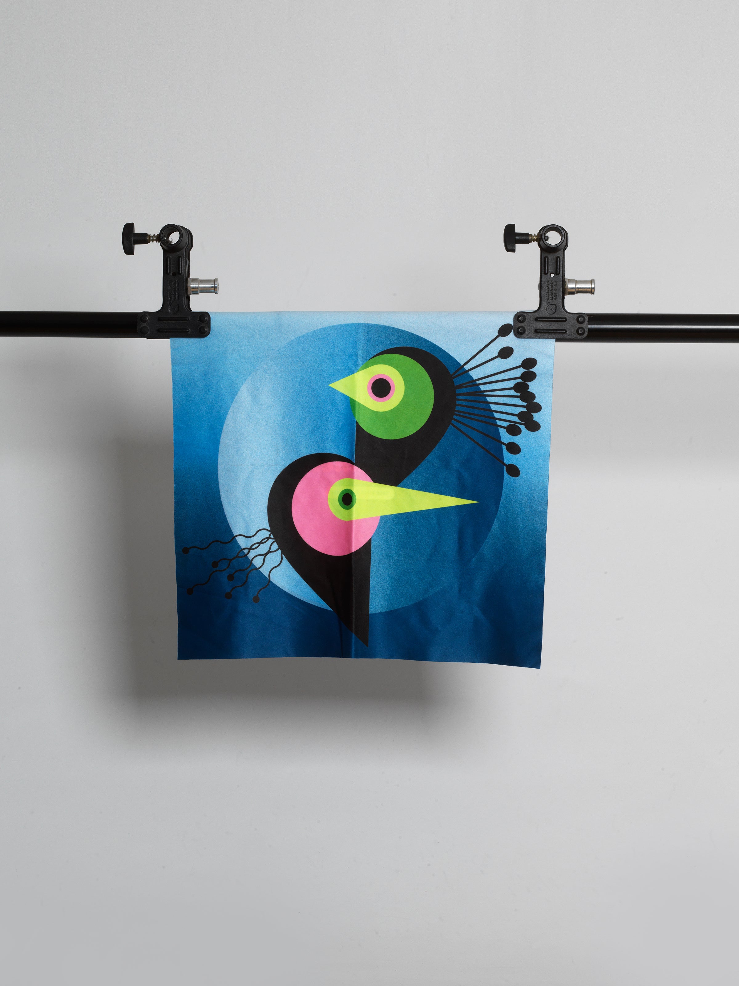 THEO / We Flock Together Collector's Cleaning Cloth / Big Birds of Paradise by Theo, Accessories - - Independent curated luxury eyewear available at I Visionari