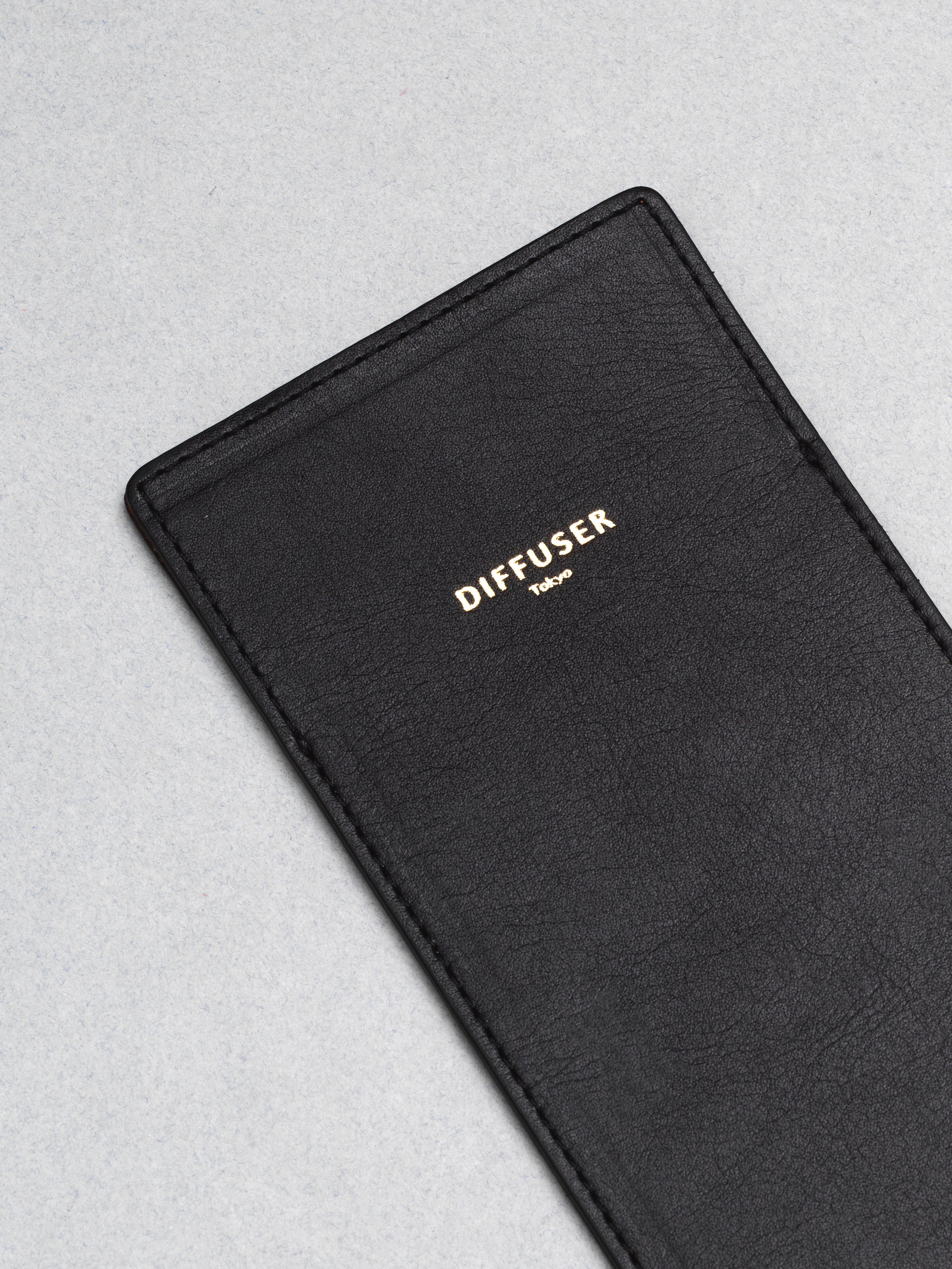 Diffuser Tokyo / Inner Pocket Eyewear Case / Black & Light Brown by Tokyo Diffuser, Accessories - - Independent curated luxury eyewear available at I Visionari