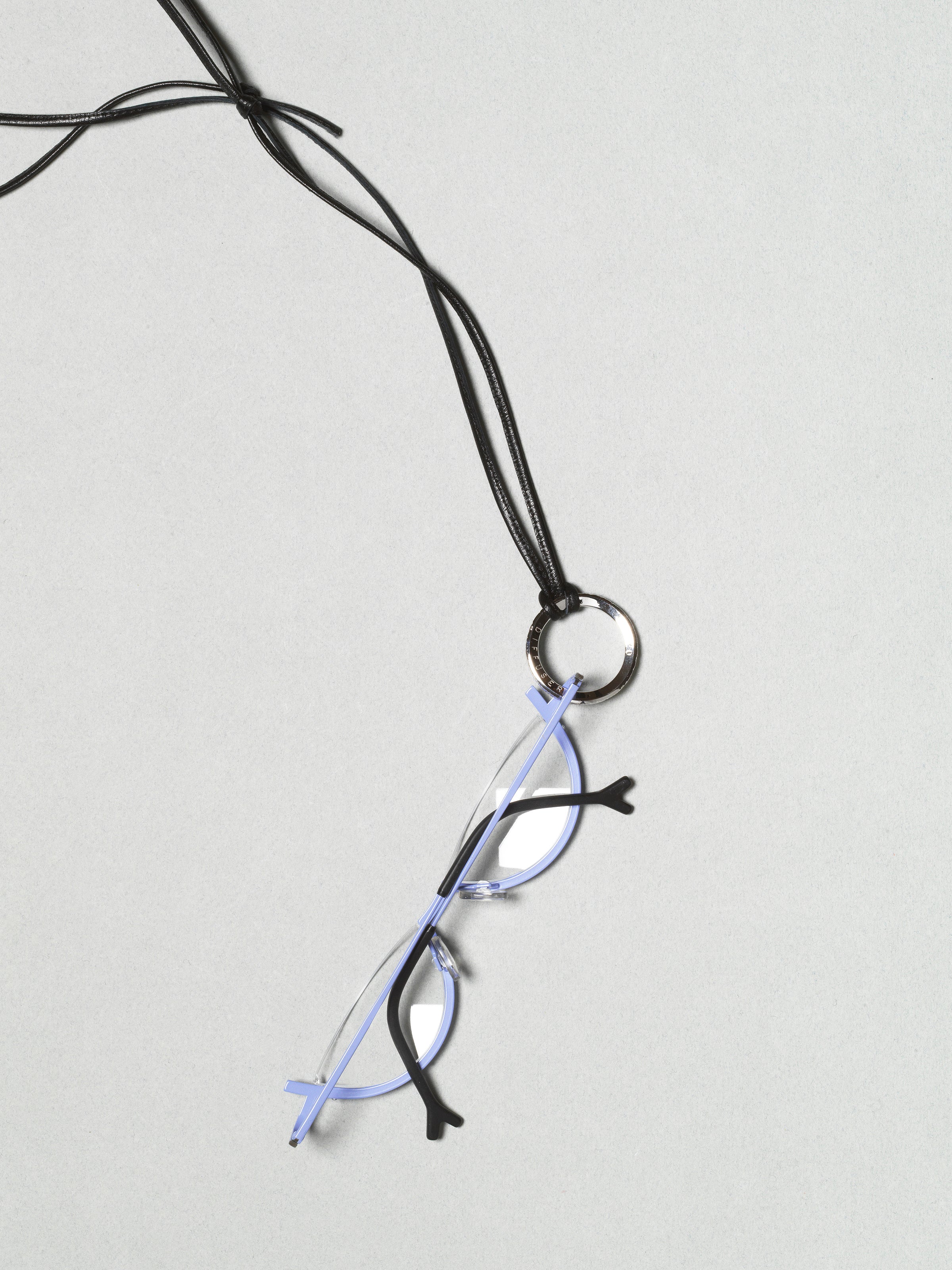 Diffuser Tokyo / Silver Engrave Glass Holder / Race Black Silver by Tokyo Diffuser, Accessories - - Independent curated luxury eyewear available at I Visionari