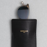 Diffuser Tokyo / Inner Pocket Eyewear Case / Black & Light Brown by Tokyo Diffuser, Accessories - - Independent curated luxury eyewear available at I Visionari